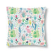 Très Bébé Nordic Stain-Free and Waterproof Outdoor Floral Pillows with Concealed Zipper