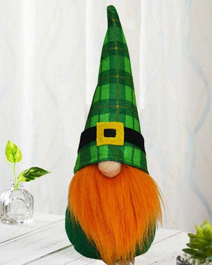 Charming Shamrock Green Long Legs Irish Doll - Festival Whimsy