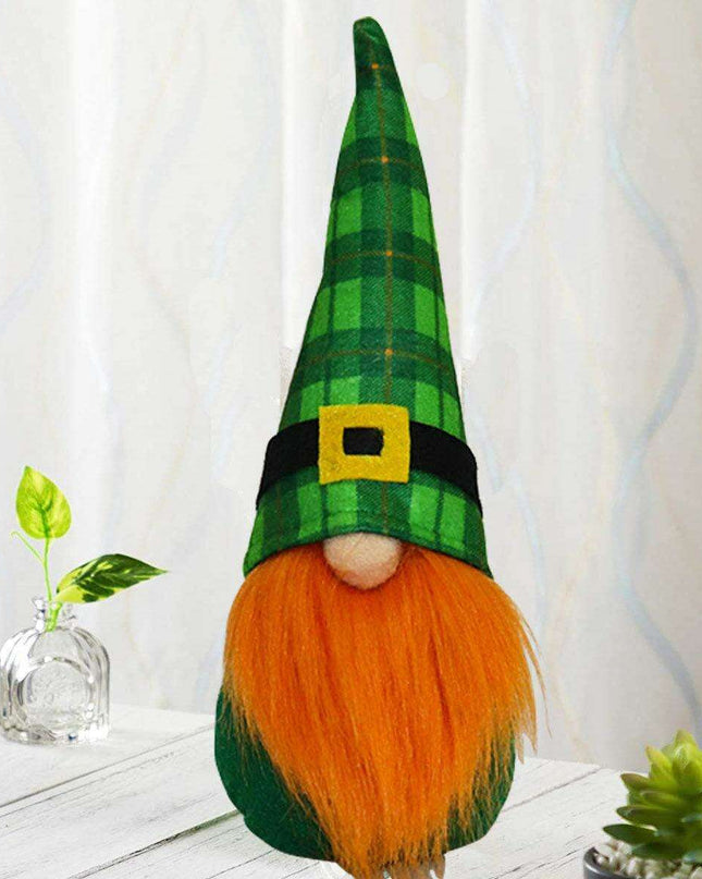 Charming Shamrock Green Long Legs Irish Doll - Festival Whimsy