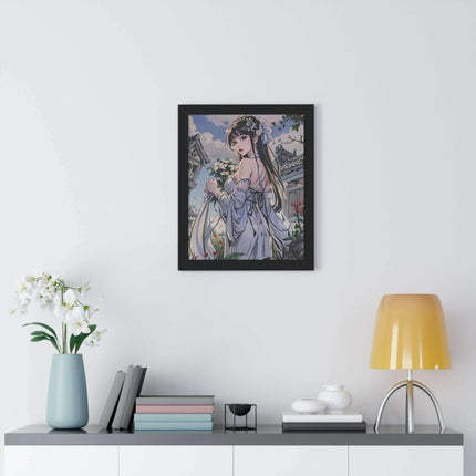 Sustainable Anime Girl Framed Wall Art: Enhance Your Space with Eco-Conscious Design