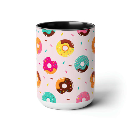 Sophisticated Two-Tone Ceramic Mug Collection - 15oz by Maison d'Elite