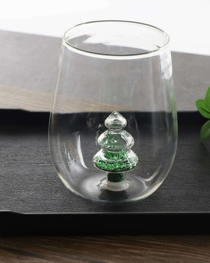 Creative High Borosilicate Glasses Christmas Tree