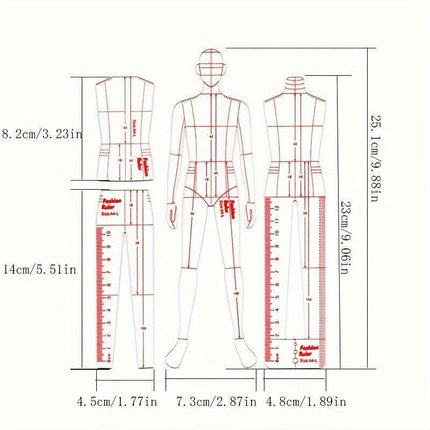 Men's Clear Fashion Mannequin: Essential Tool for Tailoring and Knitting