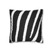 Black and white zebra cushion cover