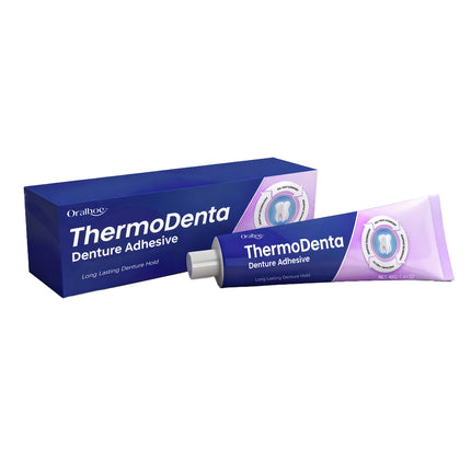 Très Elite Permanent Denture Adhesive - Strong Hold, Waterproof Formul