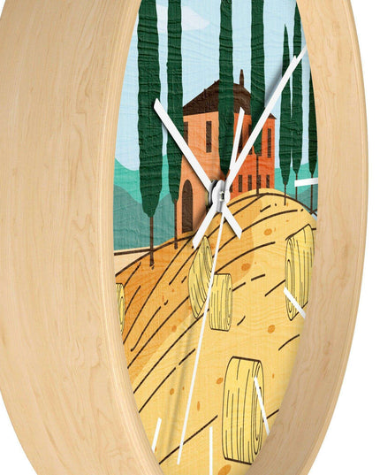 Luxurious Artisan Wooden Wall Clock - A Perfect Fusion of Elegance and Functionality