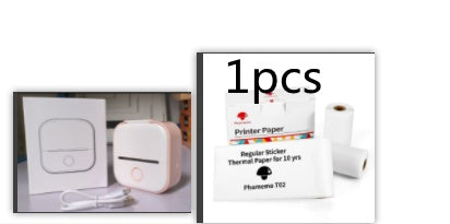 Portable Mini Thermal Label Printer Home Photo Printer Student Wrong Q