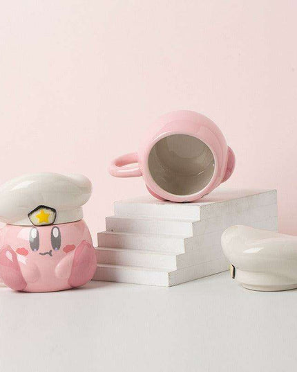 Charming Chef Cartoon Enamel Mug - Functional Art for Your Daily Sip