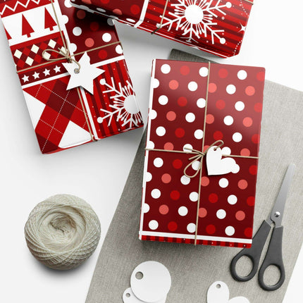 Elegant Customizable Christmas Gift Wrap - Premium Matte & Satin Finishes Made in the USA