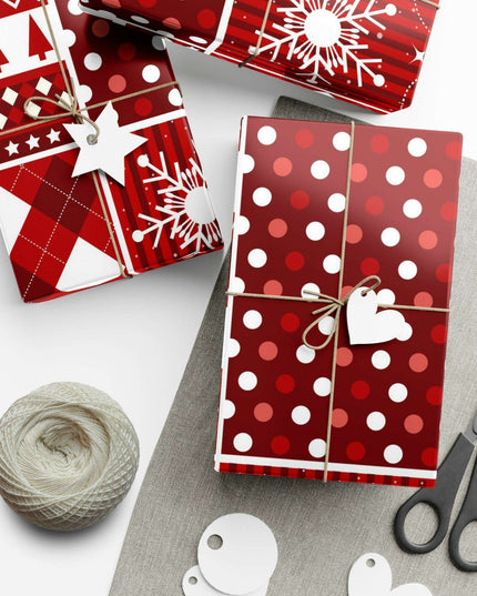 Elegant Customizable Christmas Gift Wrap - Premium Matte & Satin Finishes Made in the USA