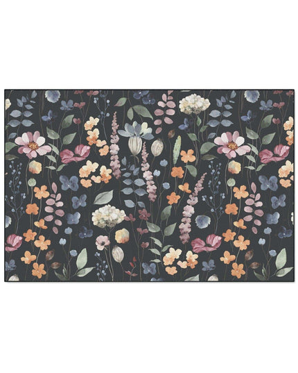 Timeless Elegance Floral Area Rug with Superior Grip - Refined Charm