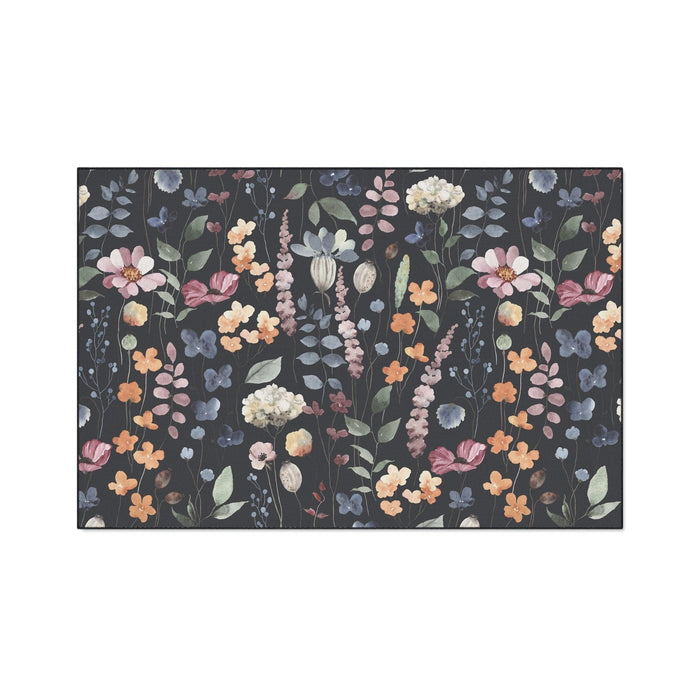 미끄럼 방지 뒷면이 있는 Maison d'Elite 빈티지 꽃무늬 바닥 매트