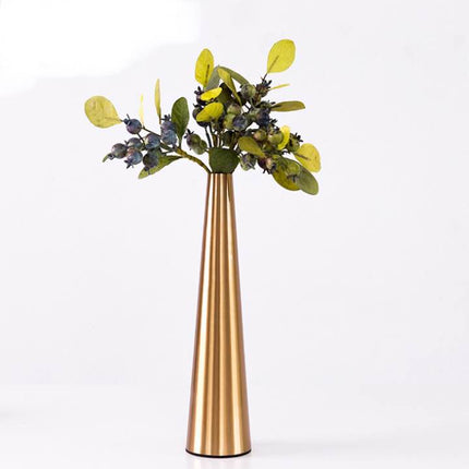 Peekaboo Studio Artificial Flower Decoration with Iron Vase for Living