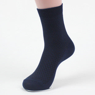 Peekaboo Studio Men's Bamboo Fiber Socks - Soft, Breathable Comfort