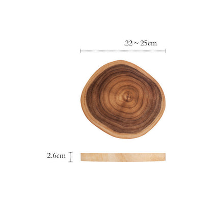 Solid Acacia Wood Chopping Board Natural Whole Wood Thick 2.1 to 2.5 cm Durable