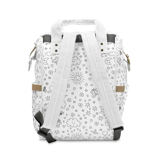 Luxurious Baby Essentials Diaper Backpack with Unique Design