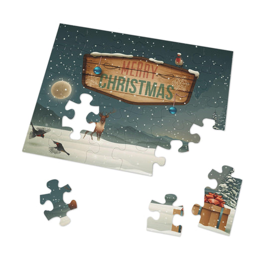 Festive Family Fun Christmas Puzzle Set for Bonding Moments