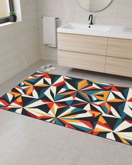 Sophisticated Black Trim Luxury Floor Mat Collection - Premium Quality with Non-Slip Feature