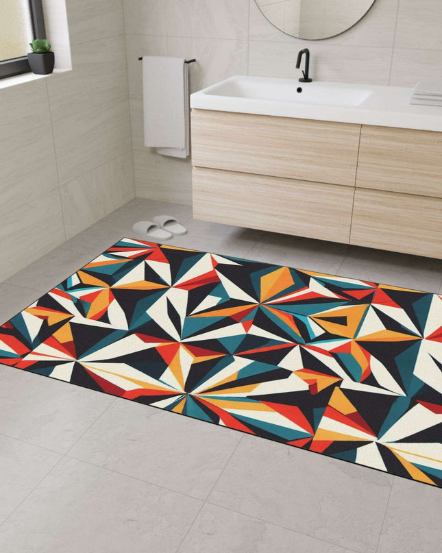 Sophisticated Black Trim Luxury Floor Mat Collection - Premium Quality with Non-Slip Feature