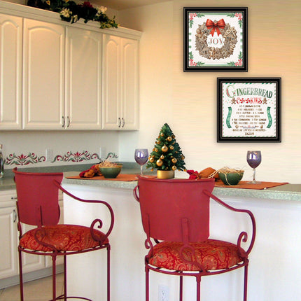 Nicole Decamp 2-Piece Gingerbread Wreath Wall Art Set - Multicolor Pri