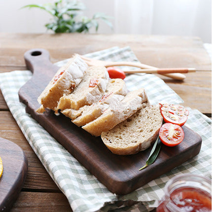 Hand Polished Black Walnut Chopping Board Set In Various Sizes