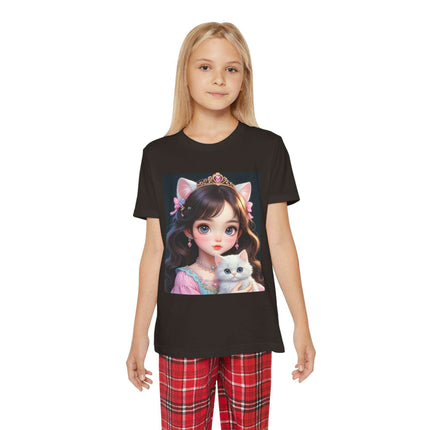 Luxurious Cotton Holiday Ensemble for Young Fashionistas