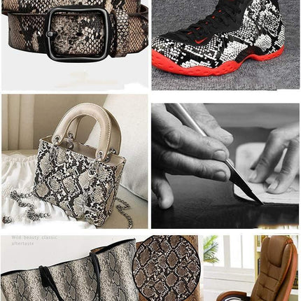 Faux Snake Skin Leather Craft Fabric - Elevate Your Creations!