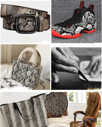 Faux Snake Skin Leather Craft Fabric - Elevate Your Creations!