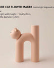 Tubular Cat Flower Set - Matte Light Cornus Powder