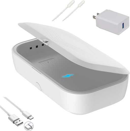 UV Phone Sanitizer and Wireless Charging Pad - 2-in-1 Device