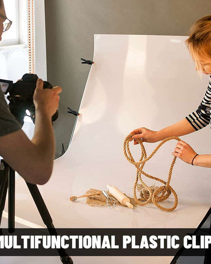 Durable 6-Piece Plastic Spring Clamp Set for Woodworking and DIY Tasks