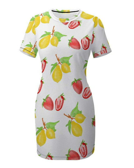 Ivory Short Sleeve Bodycon Dress for Timeless Style