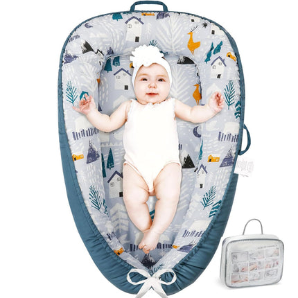 Peekaboo Studio Cotton Crib Bed - Soft & Breathable for Ultimate Comfo