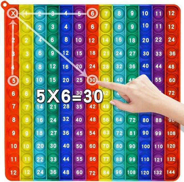 Math Pop Sensory Silicone Toy Set for Interactive Learning
