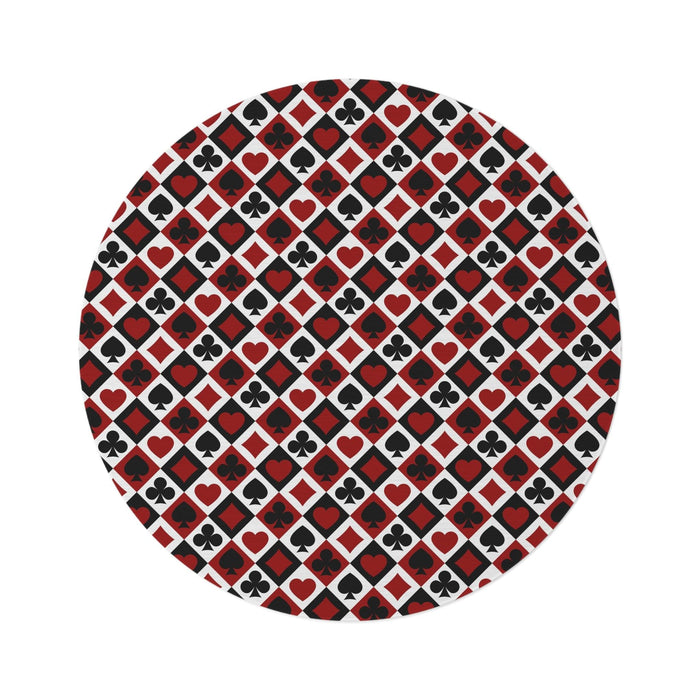 Chic Elite Round Chenille Rug - Luxurious Circular Rug