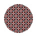 Elegance in Motion - Luxurious Round Chenille Rug
