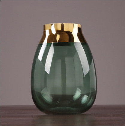 Phnom Penh Glass Vase European Blown Ornament Hanging Vase 26cm