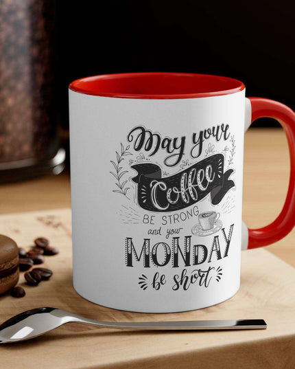 Vibrant Interior Two-Tone 11oz Custom Ceramic Coffee Mug