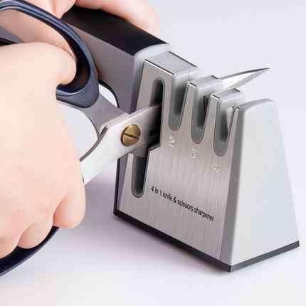 Stainless Steel Knife Sharpener With ABS Plastic Handle 23cm