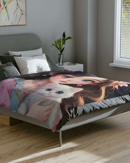 Cozy Elegance Velveteen Minky Blanket - Supreme Winter Indulgence Edition