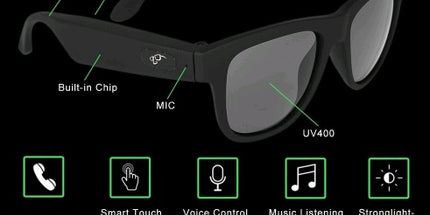 Peekaboo Studio Bone Conduction Bluetooth Glasses with Intelligent Sou