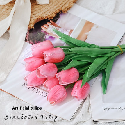 Peekaboo Studio Tulip Artificial Flower Arrangement - Realistic & Vibr