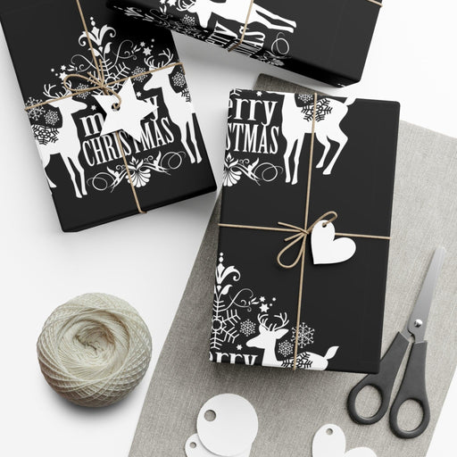 Exquisite Christmas Gift Wrap Kit with Tailored Matte and Satin Finishes - Made in the USA