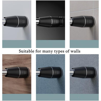 Punch-free Telescopic Rod Curtain Rod Bedroom Shower Curtain Rod Dryin