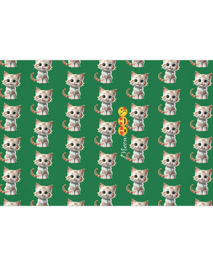 Eco-Friendly Cat Lover's Gift Wrap in Elegant Matte & Satin Finishes