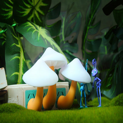 Peekaboo Studio LED Mushroom Night Light with Light-Control Sensor
