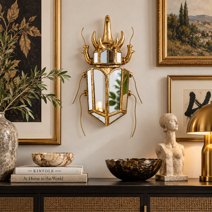 Rhinoceros Beetle Wall Sculpture — Resin Wall Art | Gold & Silver Sculptures & Statues rhinoceros-beetle-wall-sculpture-resin-gold-silver Home Decor > Wall Treatments > Wall Sculptures
