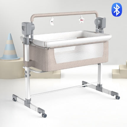 Peekaboo Studio Portable Electric Bassinet - Foldable Bedside Baby Bed