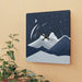 Mountain Vista Acrylic Wall Clocks - Modern Designs, Multiple Sizes | Radiant Prints, Easy Hanging