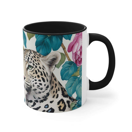 Chic Kireiina Two-Tone Ceramic Coffee Cup - Eye-Catching 11oz Mug